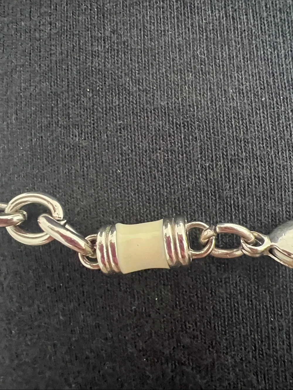Liz Claiborne silver Chain Drop Waist Belt